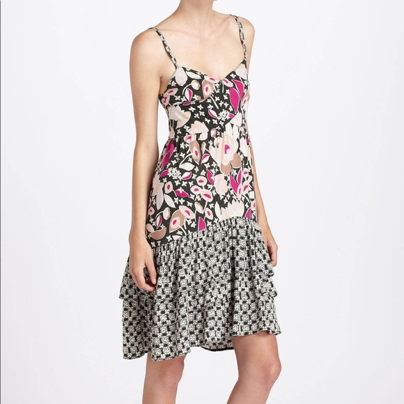 Anthropologie Dresses & Skirts - Anthropologie Lilka Floral Mixed Rivulet dress LG